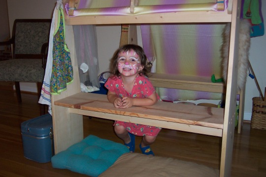 july 2007- painted face and playstand